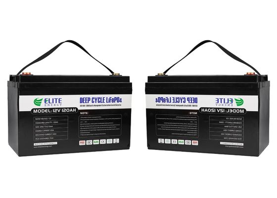12 فولت LiFePO4 Lithium 120Ah Portable Li Ion Battery Battery النظام الشمسي
