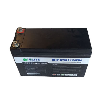 قابلة للشحن ESS Lithium Ion 12V 9Ah LiFePO4 Golf Trolley Battery