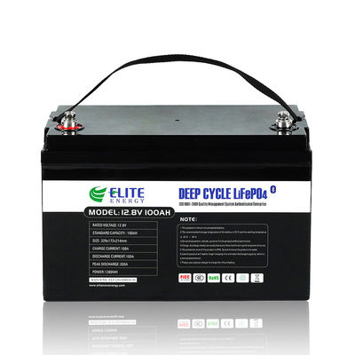 جودة  Rechargeable LFP 12V 100Ah Lithium Ion Battery 5000 Cycles For ESS مصنع